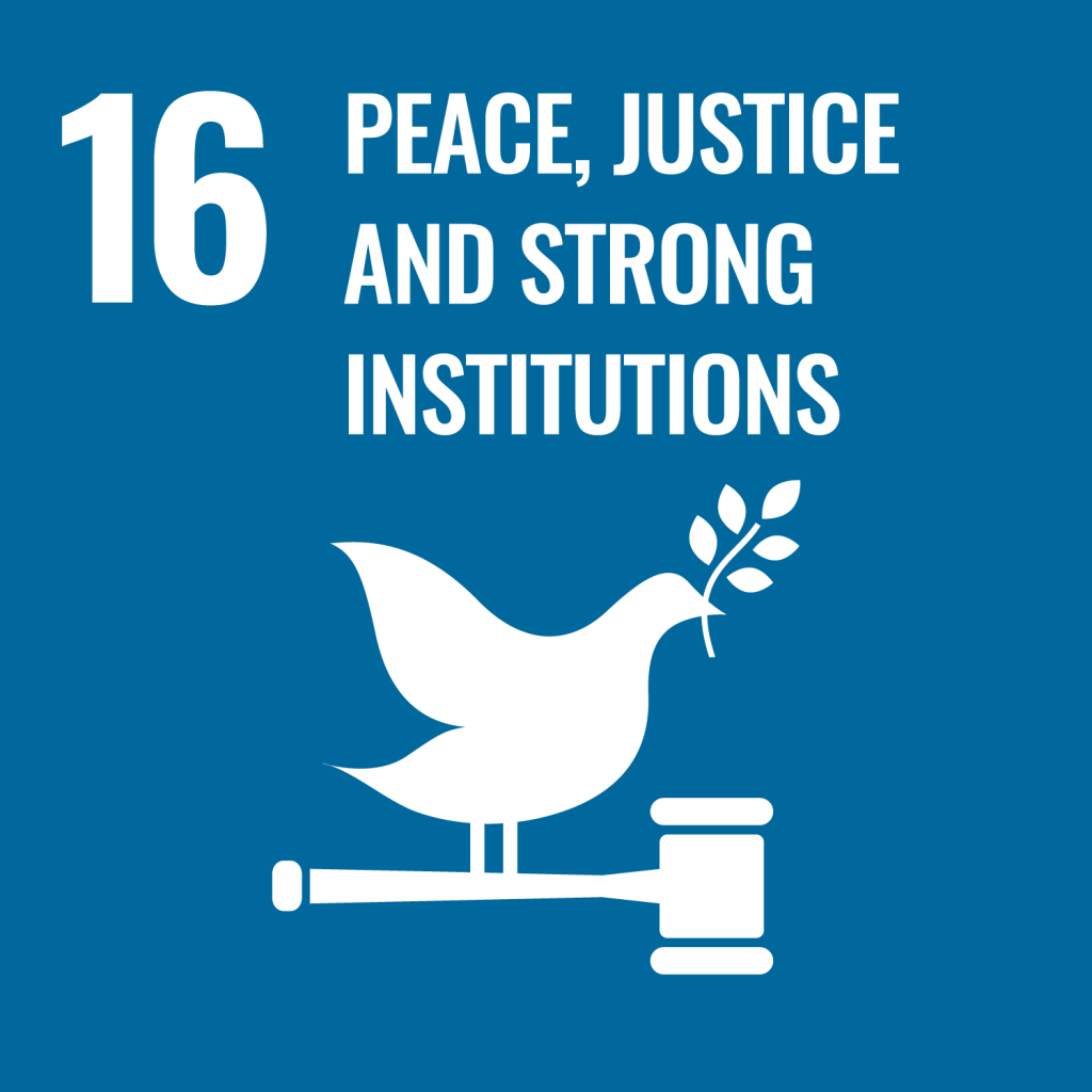 SDG 16 - Peace, Justice and Strong Institutions